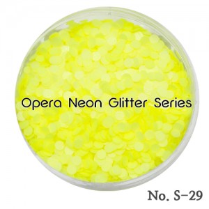 OpeRa 오페라 원 글리터_S29 네온 옐로우_1㎜/네일아트손톱재료