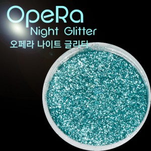 OpeRa 나이트 글리터 14 민트그린/네일아트손톱재료매니큐어페디가루글리터