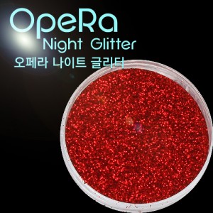 OpeRa 나이트 글리터 10 레드/네일아트손톱재료매니큐어페디가루글리터