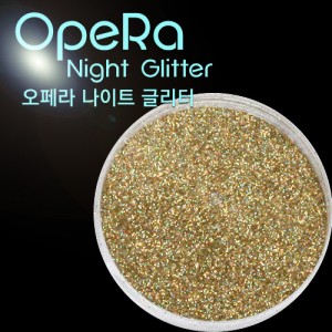 OpeRa 나이트 글리터 06 크리스탈골드(오팔)/네일아트손톱재료매니큐어페디가루글리터