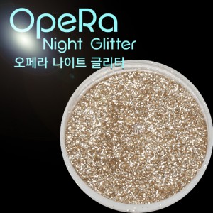 OpeRa 나이트 글리터 04 라이트 골드/네일아트손톱재료매니큐어페디가루글리터