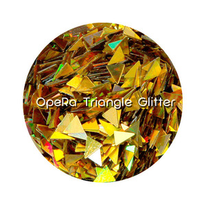 OpeRa 오페라 삼각 글리터_05.골드AB